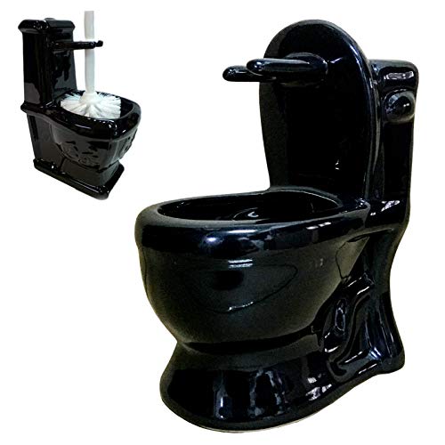 novelty-toilet-brushes Walgreen® TOILET SHAPE HOLDER WITH BRUSH SET CERA