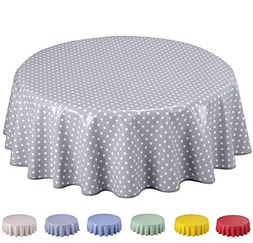 oil-cloths Home Direct Round Oilcloth PVC Wipe Clean Tableclo