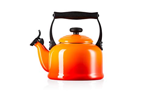 orange-kettles Le Creuset Traditional Stove-Top Kettle with Whist