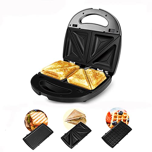 panini-toasters 3 in 1 Sandwich Maker,Deep Fill Waffle Maker Toast