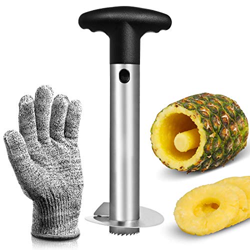 pineapple-corers-and-slicers Asdirne Pineapple Cutter, Pineapple Corer with Foo