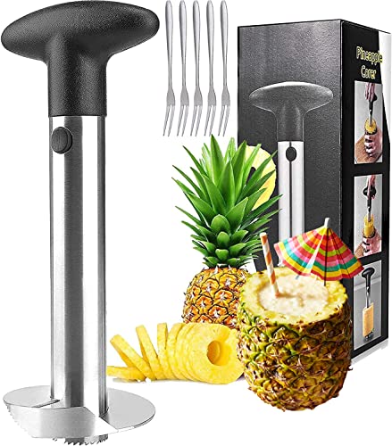 pineapple-corers-and-slicers Pineapple Corer Peeler Cutter, [Upgraded, Reinforc