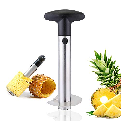 pineapple-corers-and-slicers Pineapple Cutter Corer Slicer Peeler, Stainless St