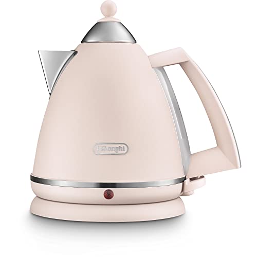 pink-kettle-and-toaster-sets De'Longhi Argento Flora KBX3016.PK Kettle, 360 Swi