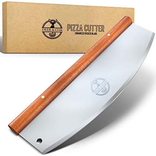 pizza-slicers Deer & Oak Pizza Cutter - Pizza Rocker - Pizza Sli