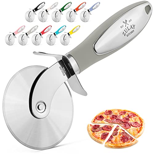 pizza-slicers Zulay Kitchen Large Pizza Cutter Wheel - Premium S