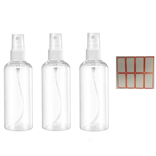 plastic-spray-bottles Spray Bottles, 1.69oz/50ml 3.38oz/100ml Clear Empt
