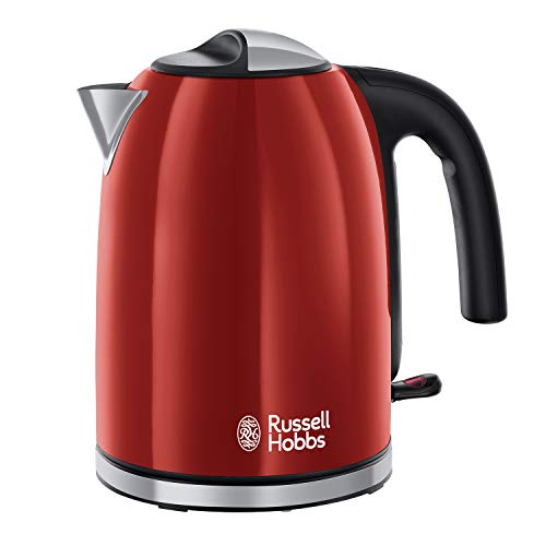 red-kettle-and-toaster-sets Russell Hobbs 20412 Stainless Steel Electric Kettl
