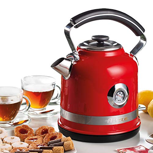 red-kettles Ariete 2854R Moderna Cordless Electric Kettle, Sta