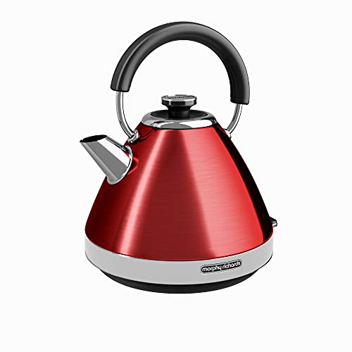 red-kettles Morphy Richards 100133 Venture Pyramid Kettle Red