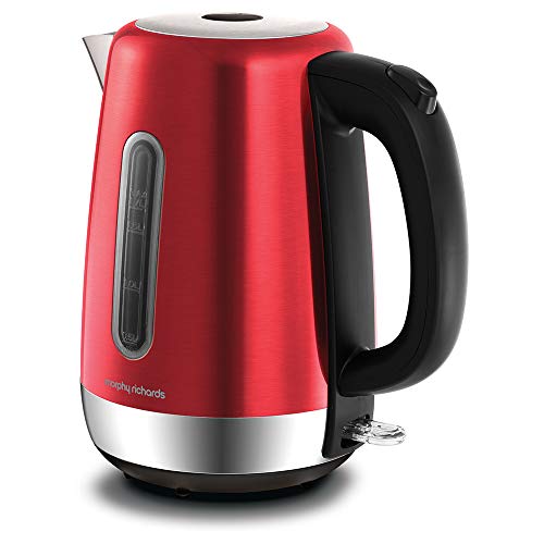 red-kettles Morphy Richards 102785 Red Equip Stainless Steel J