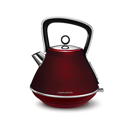 red-kettles Morphy Richards Evoke Special Edition Red Pyramid