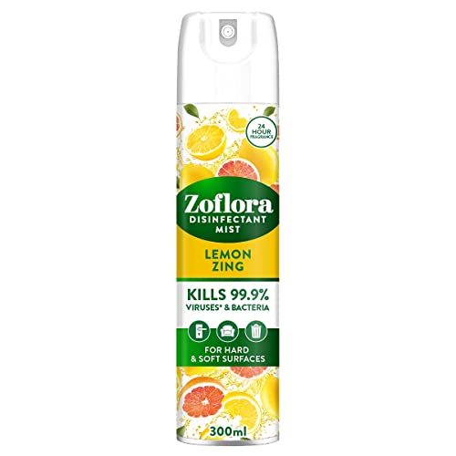 room-sprays Zoflora Lemon Zing Aerosol Mist 300Ml, Anti-Bacter