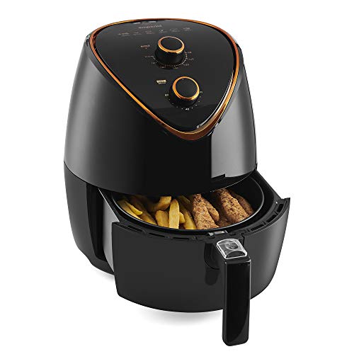 rose-gold-air-fryers Emperial Air Fryer 4.5L Health Cooker Oven, Rapid