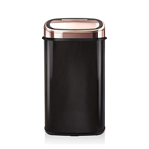 rose-gold-toasters Tower T80904RB Kitchen Bin with Sensor Lid, Automa