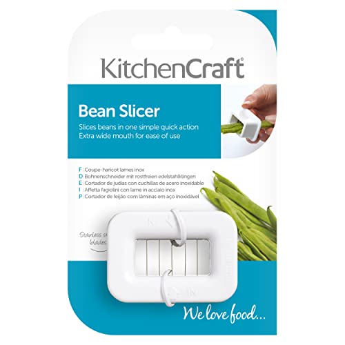 runner-bean-slicers KitchenCraft KCBEANSLICER Runner Bean Slicer, Plas