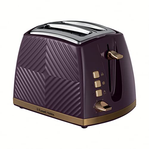russel-hobbs-toasters Russell Hobbs 26393 Groove 2 Slice Toaster, Tactil