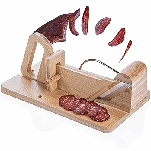 salami-slicers Dimono Wooden Sausage Slicer Sausage Guillotine Sa