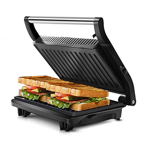 sandwich-toasters-with-removable-plates Aigostar Deep Fill Sandwich Toaster, 800W Panini T