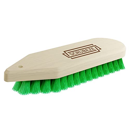 scrubbing-brushes Scrubeze Wooden Scrubbing Brush Heavy Duty with Ha