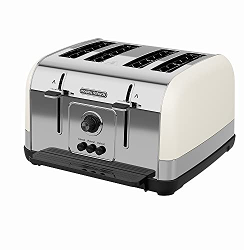 see-through-toasters Morphy Richards 240132 Venture 4 Slice Toaster Cre