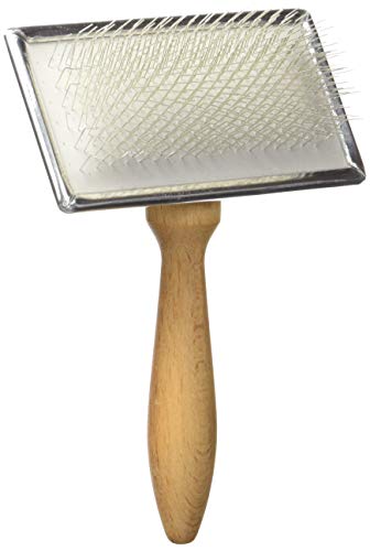 sheepskin-brushes LAWRENCE Tender Care Slicker Brush, Small