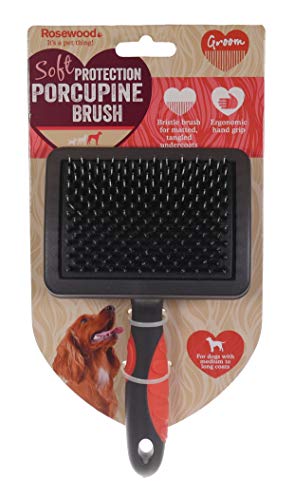sheepskin-brushes Rosewood Soft Protection Salon Grooming Porcupine
