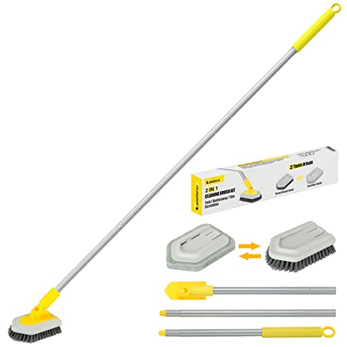 shower-mops Lalafancy 2 in 1 Cleaning Brush Tub and Tile Scrub