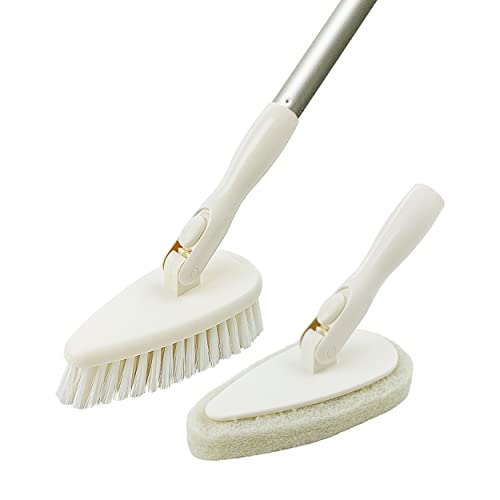 shower-mops Qaestfy Shower Cleaning Brush and Scrubber Scourer