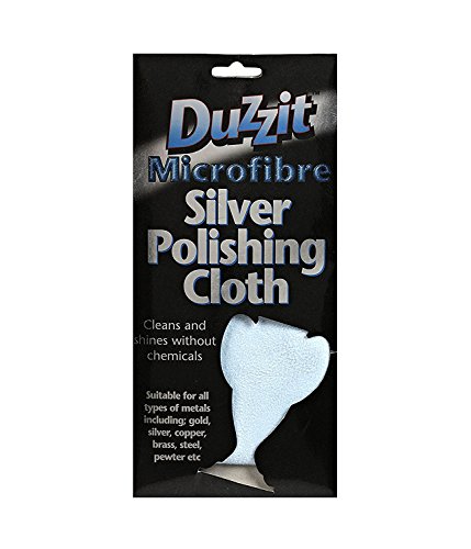 silver-polishing-cloths Duzzit DZT1012 Multipurpose Microfibre Silver Poli