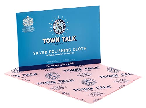 silver-polishing-cloths Town Talk Silver Polishing Cloth 12 x 17 cm