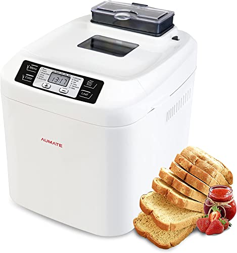 small-bread-makers Aucma by Aumate Automatic Bread Maker,with Nut Dis