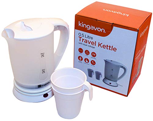 small-kettles-for-bedroom KINGAVON TRAVEL KETTLE 0.5Ltr 240V