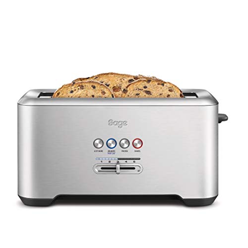 smart-toasters Sage BTA730UK the Bit More 4 Slice Long Slot Toast