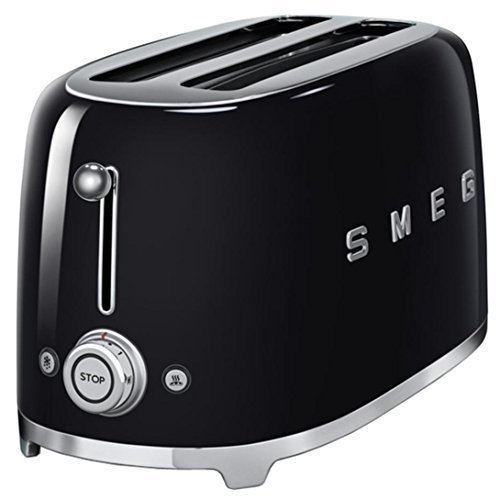 smeg-toasters Smeg 2 Slice Toaster Retro 50 'S Extra Wide/Bage