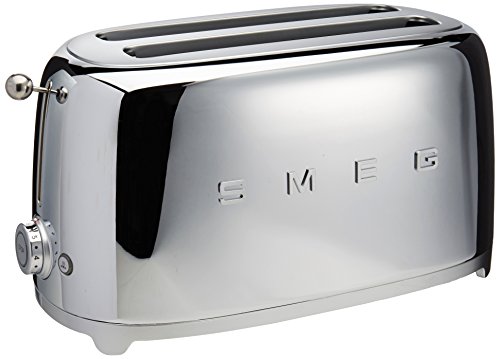 smeg-toasters Smeg 4-Slice Toaster-Chrome