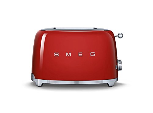 smeg-toasters Smeg TSF01RDUK | 50's Retro Style 2 Slice Toaster