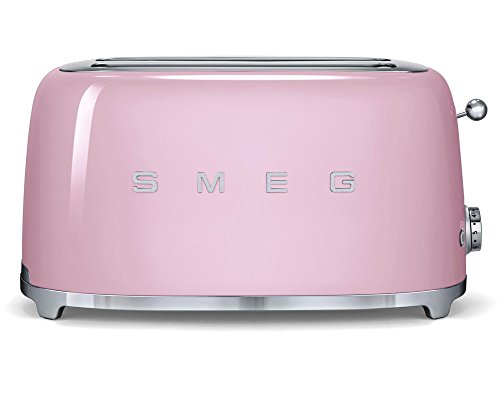 smeg-toasters Smeg TSF02PKUK | 50's Retro Style 4 Slice Toaster