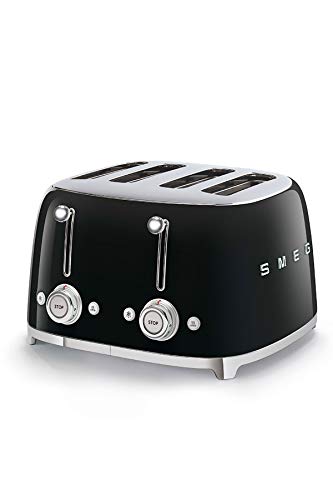 smeg-toasters Smeg TSF03BLEU Toaster Black