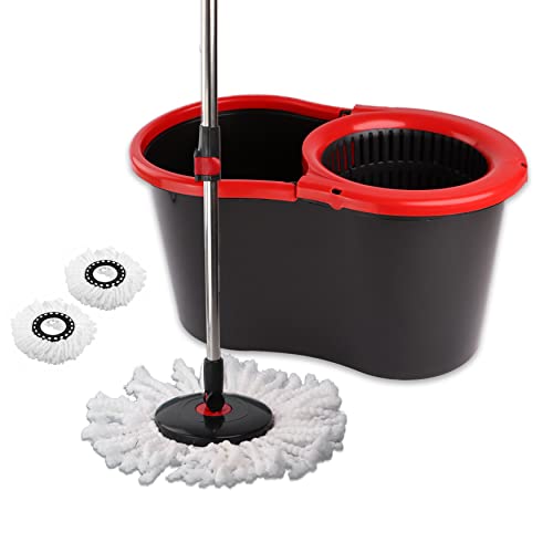 spin-mops DIVCHI Microfiber Spin Mop and Bucket Set, Spin Mo