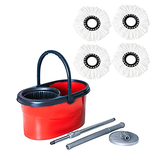 spin-mops K-ONE 360 Spin Mop Bucket Set with Spin Wringer wi