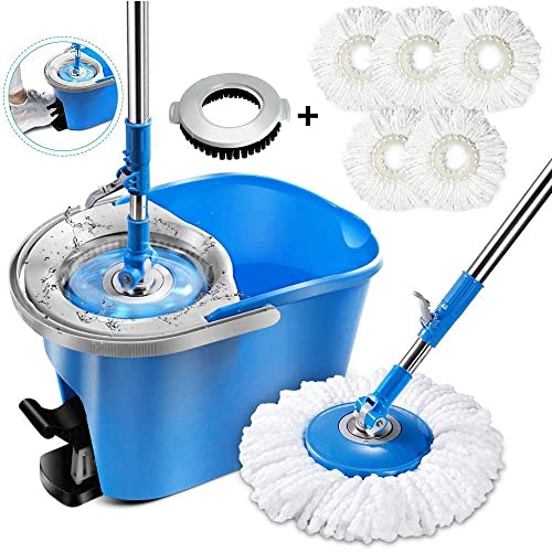 spin-mops MASTERTOP 360° Spin Mop and Bucket Set, Easy Wrin