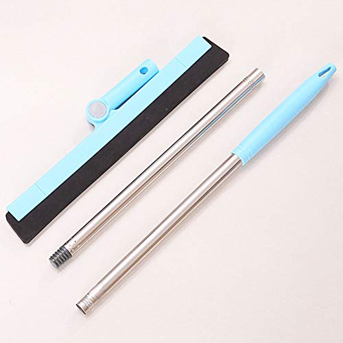 squeegee-mops Floor Squeegee,3Parts Long Handle Rubber Wiper Cle