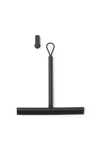 squeegees Brabantia Silicone Shower Squeegee with Hook (Dark