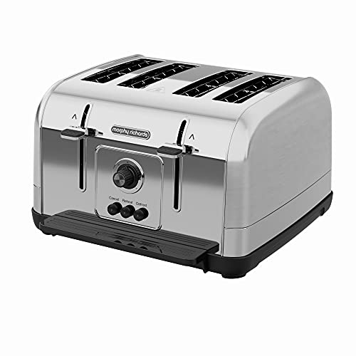 stainless-steel-toasters Morphy Richards 240130 Venture 4 Slice Toaster Bru