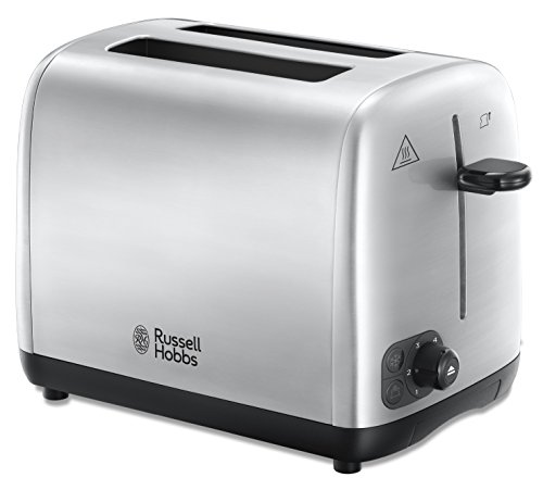 stainless-steel-toasters Russell Hobbs 24081 Two Slice Toaster, Brushed Sta