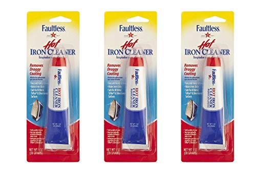 steam-iron-cleaners Faultless 3 X Hot Iron Stain Burn Remover Soleplat