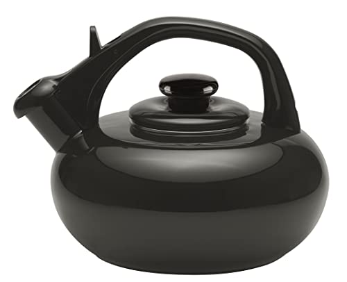 stove-top-kettles Forchetto Luna Nero 2,5l Enamel top Stove Kettle w