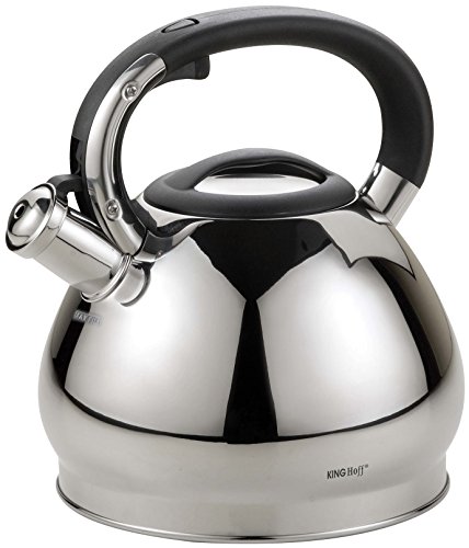 stove-top-kettles Whistling Kettle 3.4 L Stainless Steel Silver/ bla