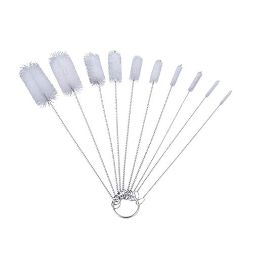 straw-brushes WIFUN 10 Pieces Bottle Cleaning Brushes, Small Pip